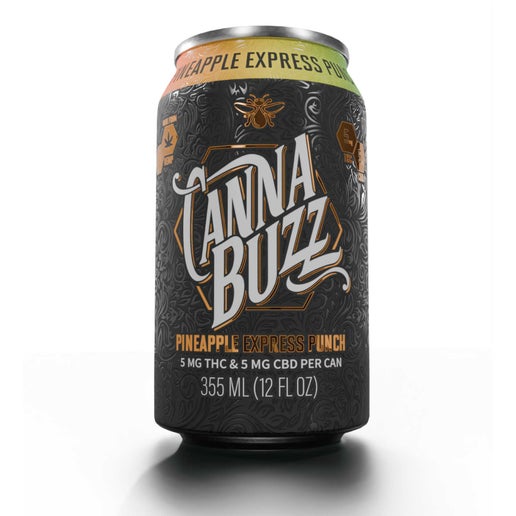 Pineapple Express Punch - THC Infused Beverage - 5mg THC + 5mg CBD