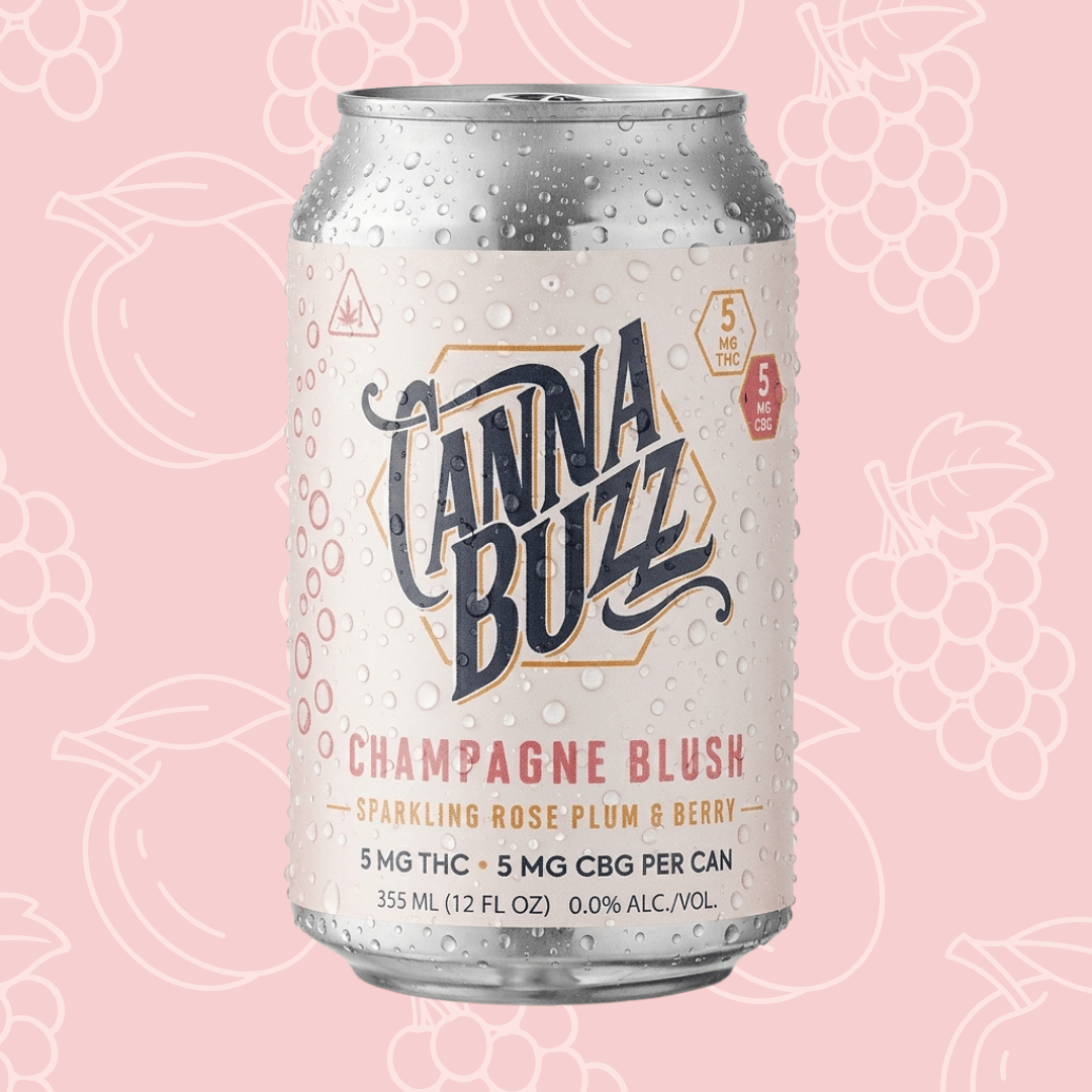 Champagne Blush - THC Infused Beverage - 5mg THC + 5mg CBG