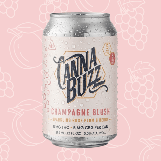 Champagne Blush - THC Infused Beverage - 5mg THC + 5mg CBG